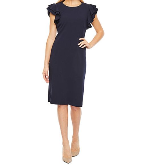 Ronni Nicole Dresses & Skirts - Flutter Sleeve Shift Dress